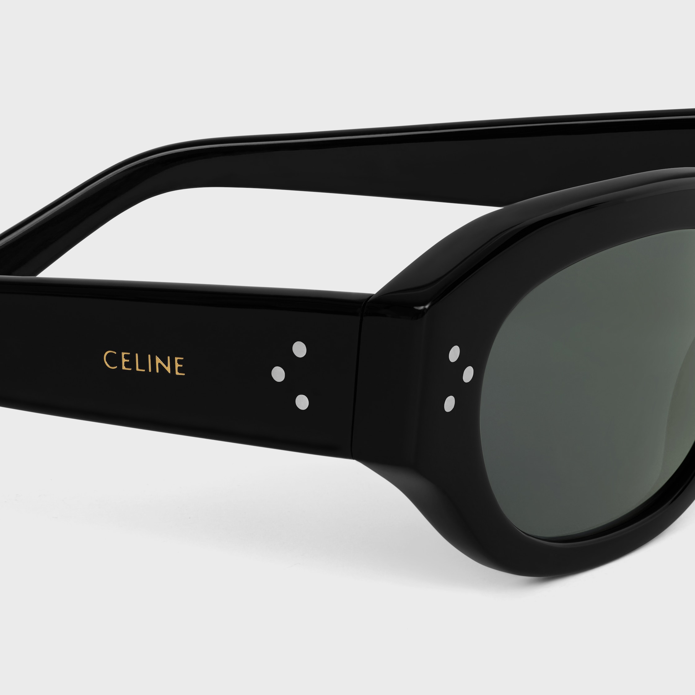 BLACK FRAME 58 SUNGLASSES IN ACETATE - | CELINE