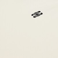 triomphe t-shirt IN cotton jersey - CREAM / BLACK -  - 1 | CELINE