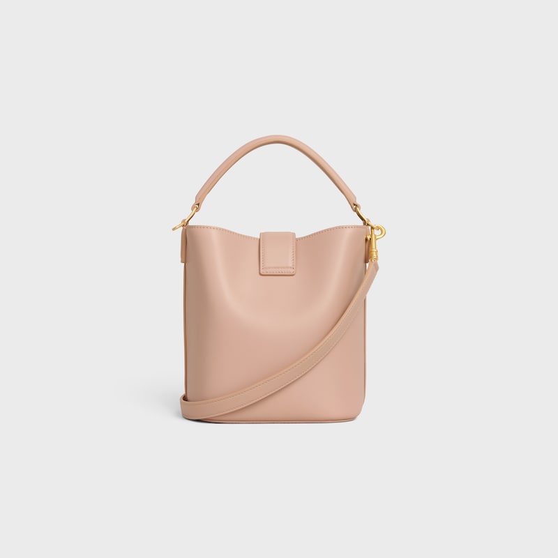 SMALL BUCKET LOUISE IN SMOOTH CALFSKIN - SOFT PEACH - BUCKET BAGS - 1 | CELINE