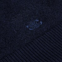 크루넥 스웨터 - 울 - 네이비 -  - 1 | CELINE
