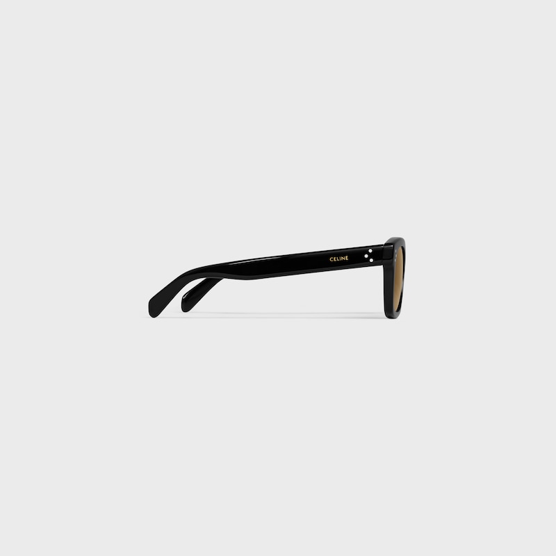 Black Frame 41 sunglasses in Acetate - Black / Nicotine -  - 1 | CELINE
