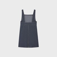 原色牛仔布高腰迷你連身裙 - 原色水洗 -  - 2 | CELINE