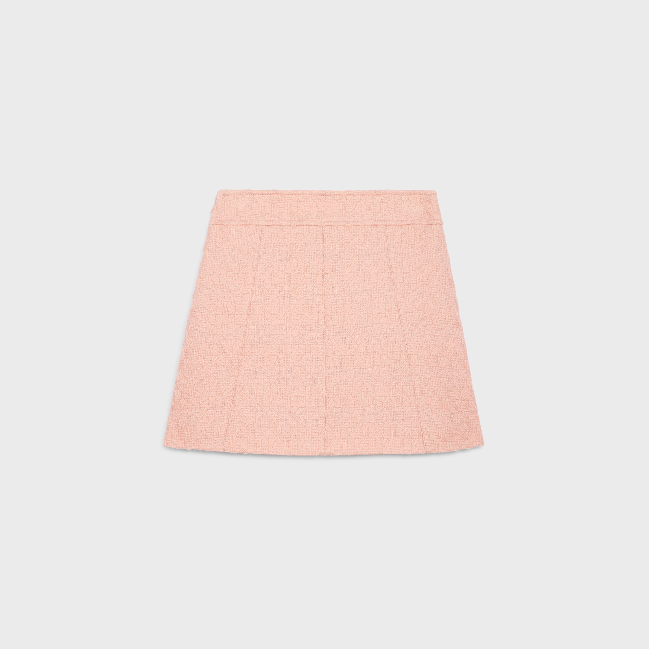 CELINE  トラペーズ ミニスカート パテントラムスキンレザー CELINE トラペーズ ミニスカート パテントラムスキンレザー