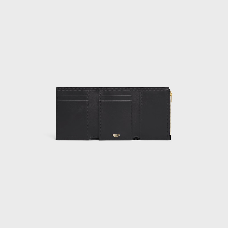 FINE STRAP WALLET NINO IN SUPPLE GRAINED CALFSKIN - BLACK - GIFT FINDER - 1 | CELINE