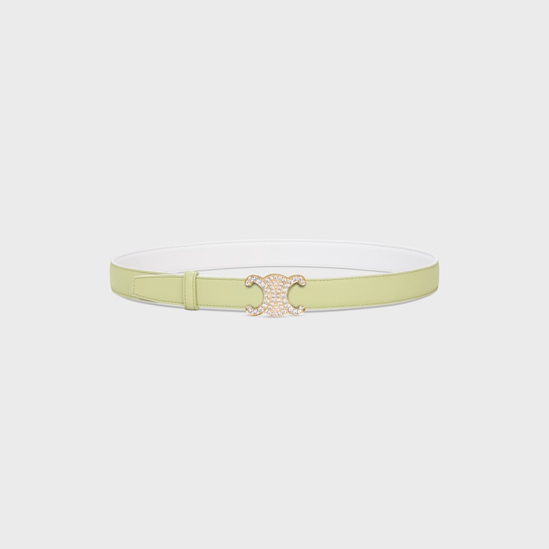 Reversible Strap 25MM IN Smooth and Grained Calfskin -  -  - 1 | CELINE