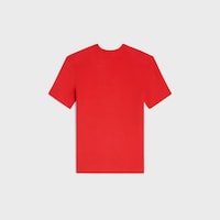 CAMISETA TRIOMPHE DE PUNTO DE ALGODÓN DE CANALÉ - ROJO CICLISTA/BLANCO CRUDO -  - 2 | CELINE
