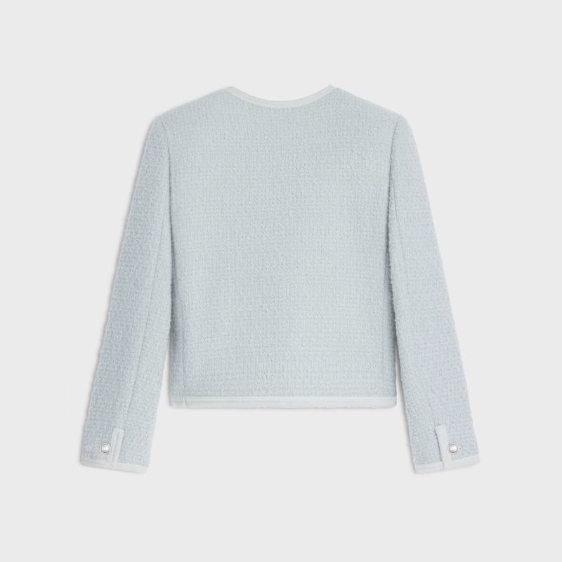 chelsea jacket IN cashmere natt&eacute; - ICE BLUE -  - 1 | CELINE