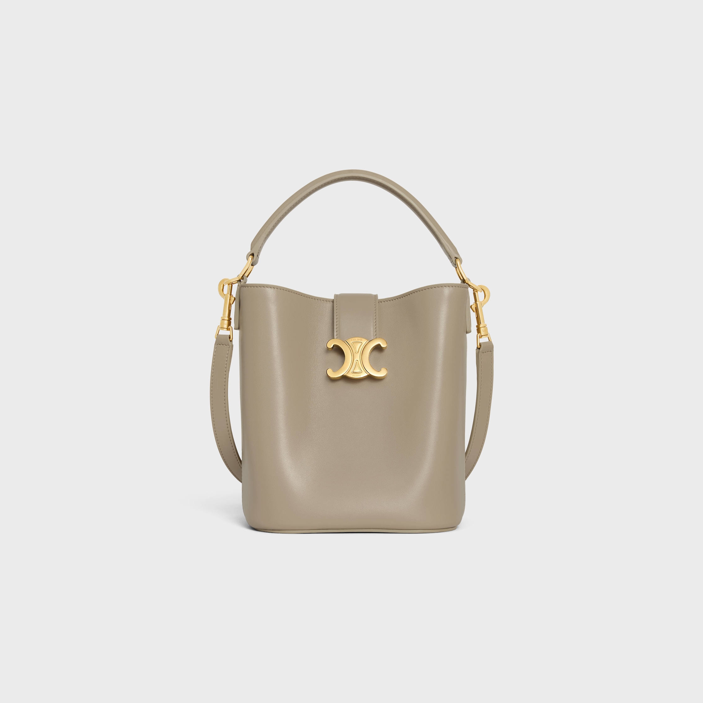 CELINE ミディアム ルイーズバッグ スムースカーフ バケット VIP スモール バケット キュイル トリオンフ / スムースカーフスキン