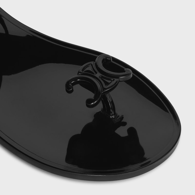 Sandalo Jelly Bay in PVC eco-certificato - NERO -  - 1 | CELINE