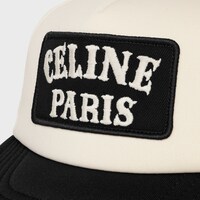 トラッカーキャップ / フォーム - ブラック / オフホワイト -  - 1 | CELINE