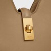 SMALL CAMILLE 16 SOFT BAG IN SMOOTH CALFSKIN - Smoked Brown - CROSS-BODY BAGS - 6 | CELINE