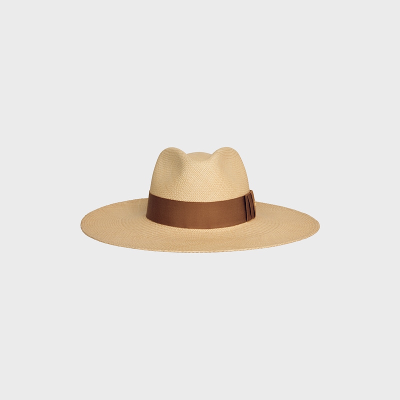triomphe panama hat IN straw - NATURAL / CARAMEL -  - 1 | CELINE