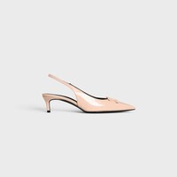 CELINE ALMA TRIOMPHE SLINGBACK IN PATENT CALFSKIN - BLUSH -  - 1 | CELINE