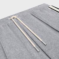 tracksuit pants IN VELVET COTTON - GREY/ BLACK -  - 2 | CELINE