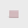 Small Flap Wallet TRIOMPHE IN Shiny calfskin - Bleached Pink - GIFTS FOR HER - 3 | CELINE
