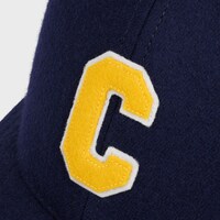 C字母法蘭絨棒球帽 - ROYAL BLUE/YELLOW -  - 1 | CELINE