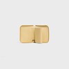 Small Zipped Wallet IN GRAINED CALFSKIN - Spring Yellow - WALLETS - 4 | CELINE
