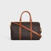 Large Boston IN Triomphe Canvas and calfskin - TAN - GIFT FINDER - 3 | CELINE