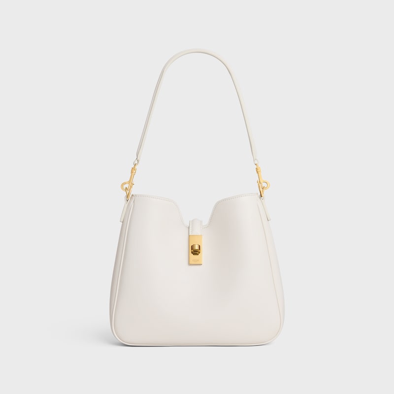 SMALL CAMILLE 16 SOFT BAG IN SMOOTH CALFSKIN - RICE - MORE LINES - 1 | CELINE