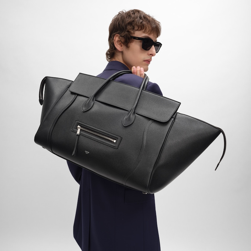 BIG LUGGAGE IN GRAINED CALFSKIN - BLACK - LUGGAGE - 1 | CELINE