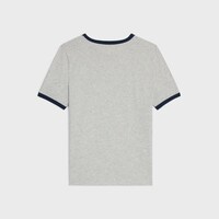 70年代风格徽章T恤 - 复古混灰色/海军蓝 -  - 2 | CELINE