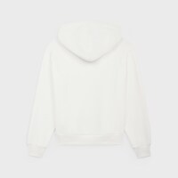 抓绒棉质连帽衫 - 荧光白/海军蓝 -  - 2 | CELINE