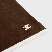 débardeur triomphe jersey velours - CHOCOLATE/ ECRU -  - 1 | CELINE