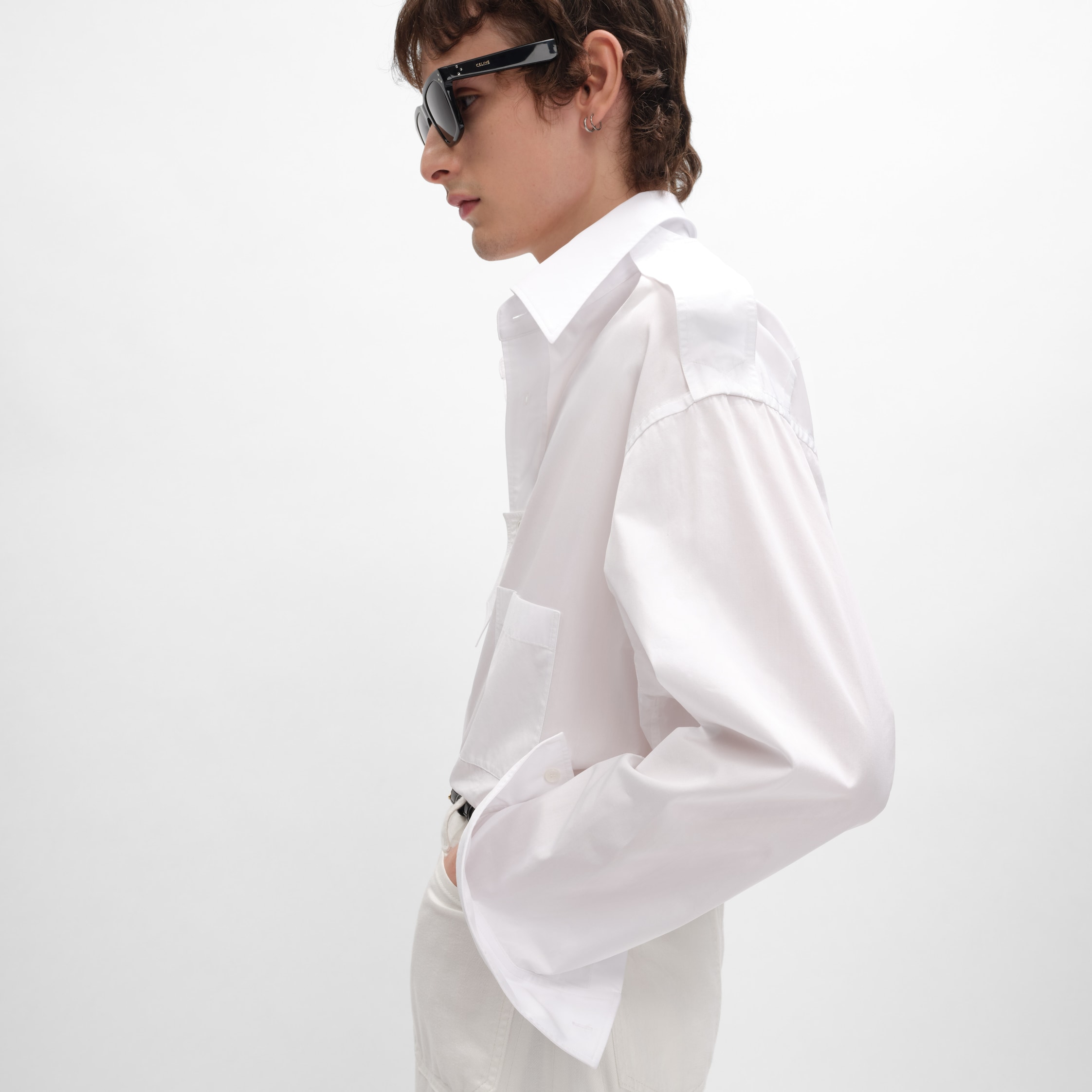 CELINE セリーヌ ハーフボタンシャツ 2 0CA8/6262 ホワイト 36 楽天市場】CELINE セリーヌ ハーフボタンシャツ 2 0CA8/6262 ホワイト