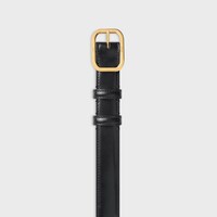 BC-16 25MM BELT IN Taurillon Leather - BLACK -  - 1 | CELINE