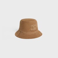 triomphe bucket hat in corduroy - CAMEL -  - 2 | CELINE
