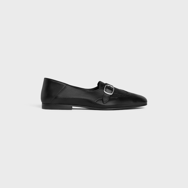CELINE JOHN MONK IN SUPPLE CALFSKIN - BLACK -  - 1 | CELINE