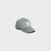 triomphe baseball cap in washed cotton - BLEU GRISE -  - 1 | CELINE