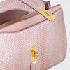 Small 16 Bag IN pearly python - LIGHT PINK - TOP-HANDLE BAGS - 4 | CELINE