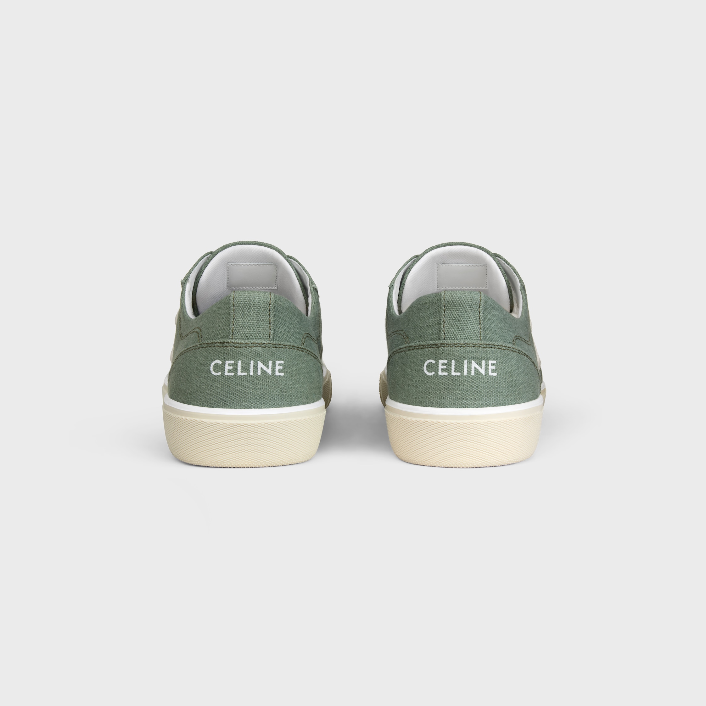 ALAN SNEAKER IN CANVAS - CELADON | CELINE