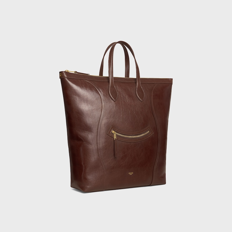 CABAS LUGGAGE竖款手袋 - 栗色 - 手提袋 - 1 | CELINE
