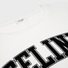 루즈 티셔츠 - 코튼 저지 - 오프 화이트 / 블랙 -  - 3 | CELINE