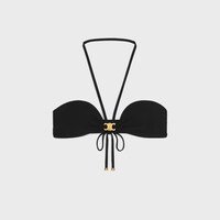 트리옹프 발코네트 탑 - 매트 저지 - 블랙 -  - 1 | CELINE
