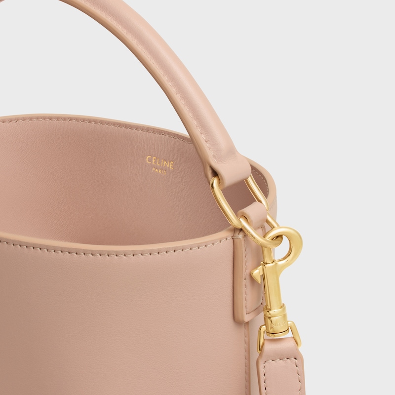 SMALL BUCKET LOUISE IN SMOOTH CALFSKIN - SOFT PEACH - BUCKET BAGS - 1 | CELINE