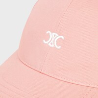 casquette baseball triomphe EN GABARDINE COTON WASHED - QUARTZ -  - 1 | CELINE