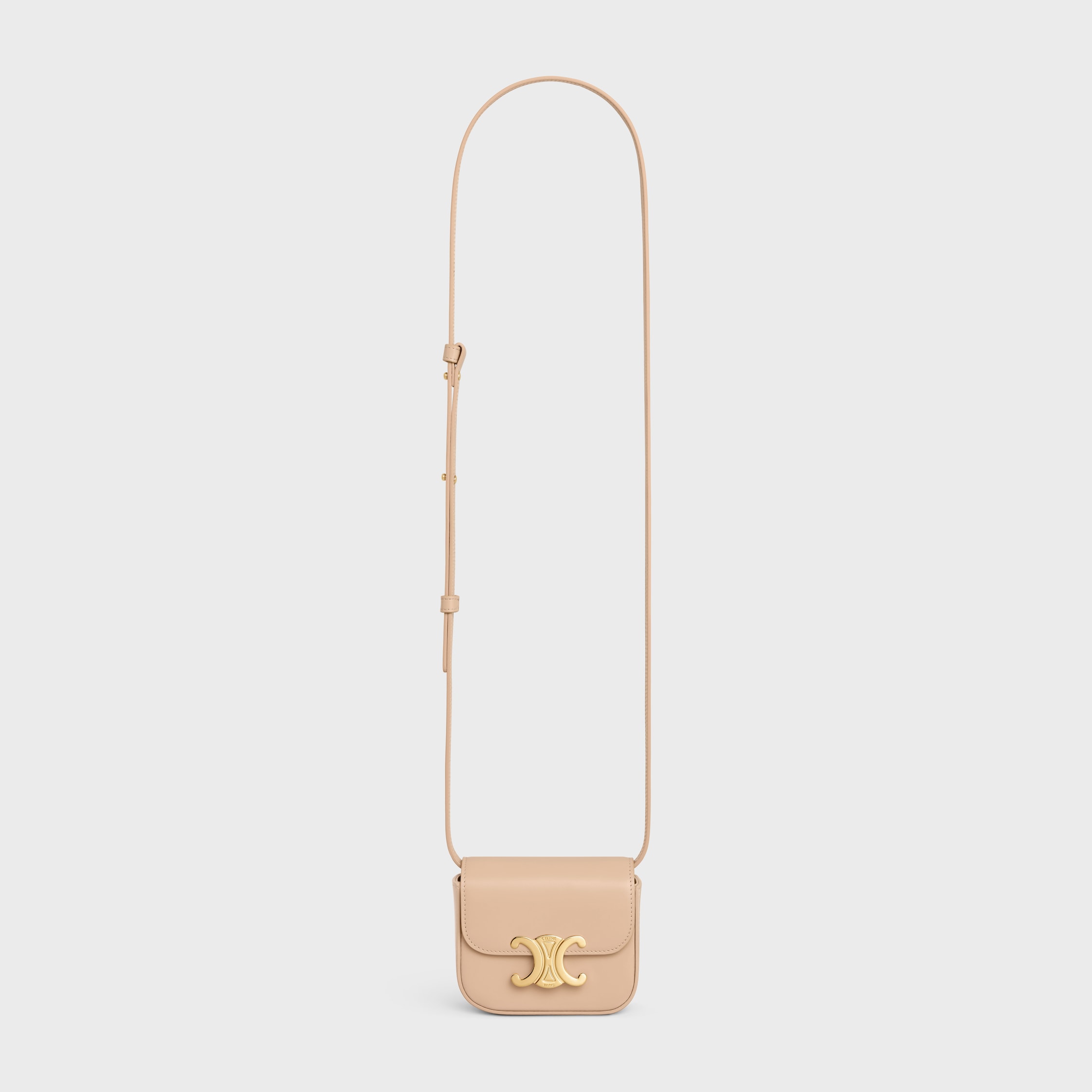 +ミニ+CELINE セリーヌミニ クロード / シャイニーカーフスキン CELINE ミニ クロード / シャイニーカーフスキン ブラック
