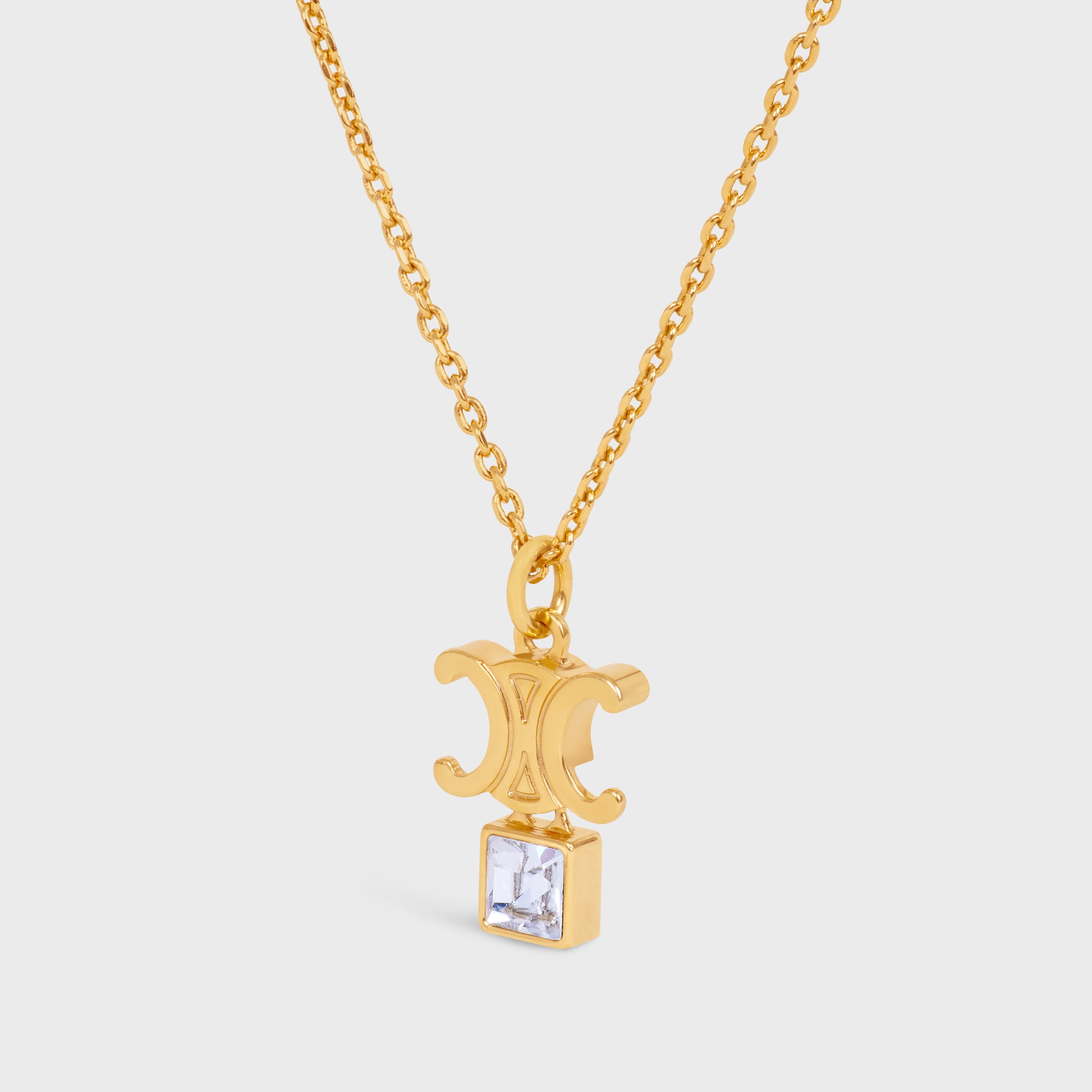 トリオンフ トゥインクル ネックレス / ストラス＆ゴールド