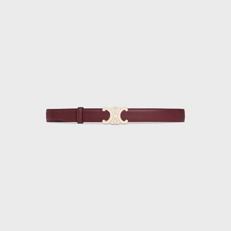 Wendbarer Riemen 25 mm AUS glattem und genarbtem Kalbsleder -  -  - 1 | CELINE
