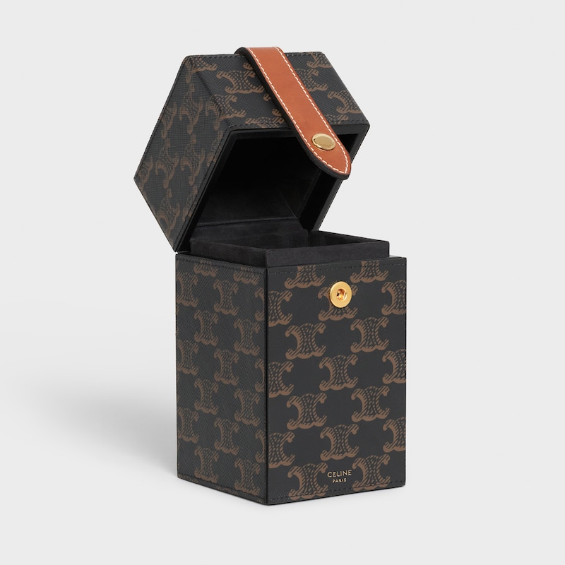 Case 1 Perfume 200ML in Triomphe Canvas and Natural Calfskin - Tan - CELINE HAUTE PARFUMERIE - 1 | CELINE