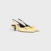 SIGNATURE - SLINGBACK MIT EITKETT AUS LAMMLEDER - VINTAGE-GELB -  - 2 | CELINE