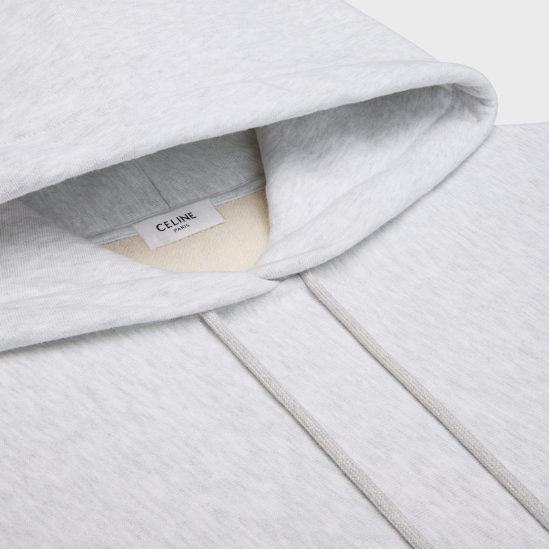 连帽衫 - 浅灰色/黑色/酒红色 -  - 1 | CELINE