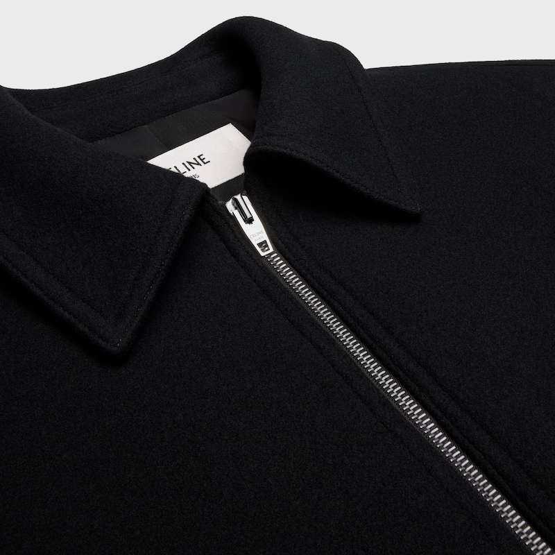 CHAQUETA DE FIELTRO DE LANA - NEGRO -  - 1 | CELINE
