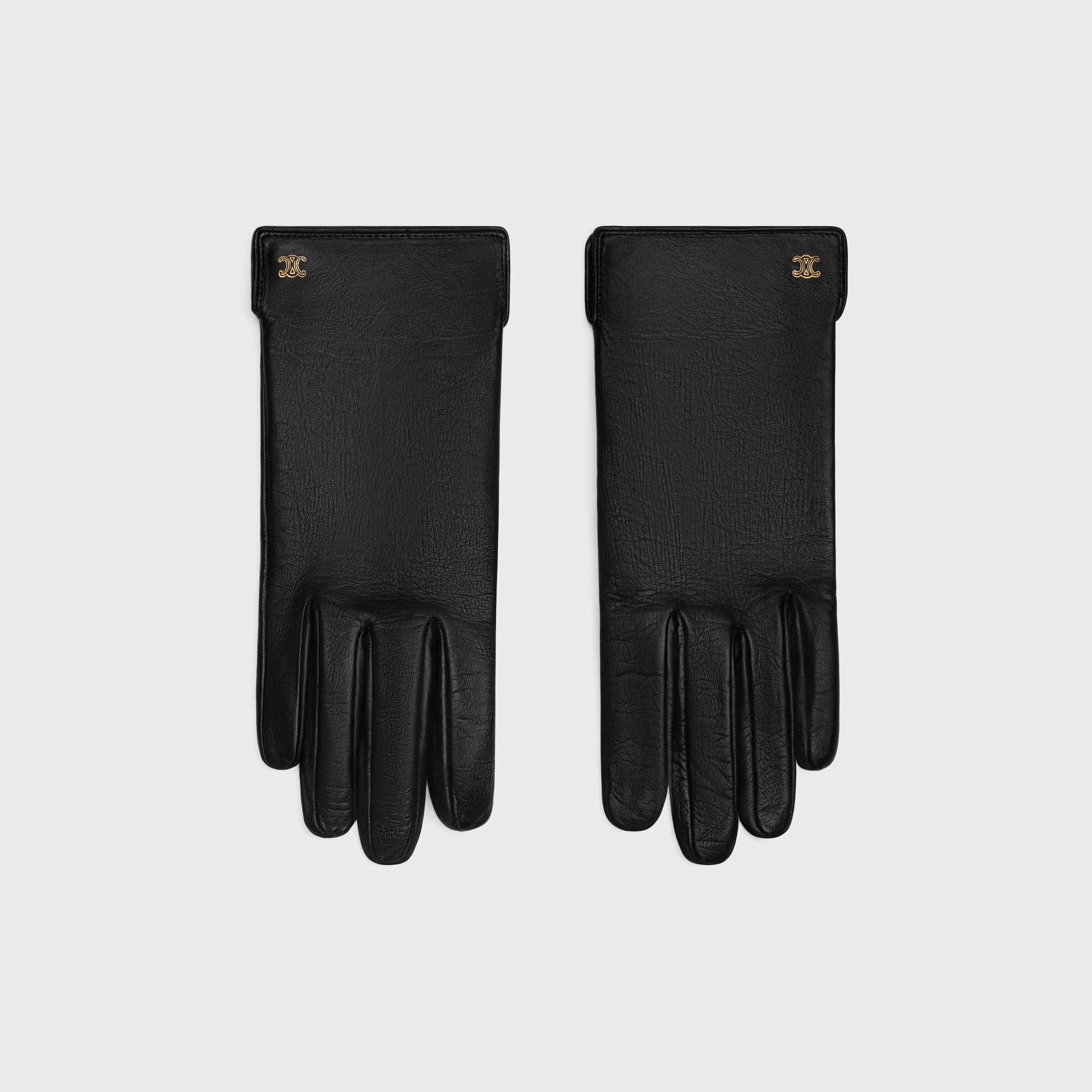GLOVES IN LAMBSKIN - BLACK | CELINE