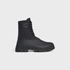 CELINE RILEY LACE-UP BOOT IN CANVAS - BLACK | CELINE