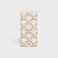 Case 1 perfume 100ml in Triomphe Canvas - WHITE - BEAUTY ACCESSORIES - 1 | CELINE