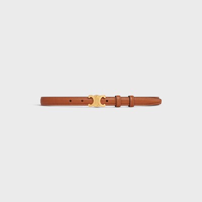 스몰 18MM 트리옹프 벨트 - 내추럴 카프스킨 - 탠 -  - tileIndex | CELINE